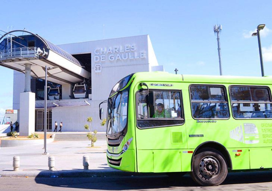 Autobuses OMSA transportarán este domingo a usuarios del Teleférico de Santo Domingo por mantenimiento