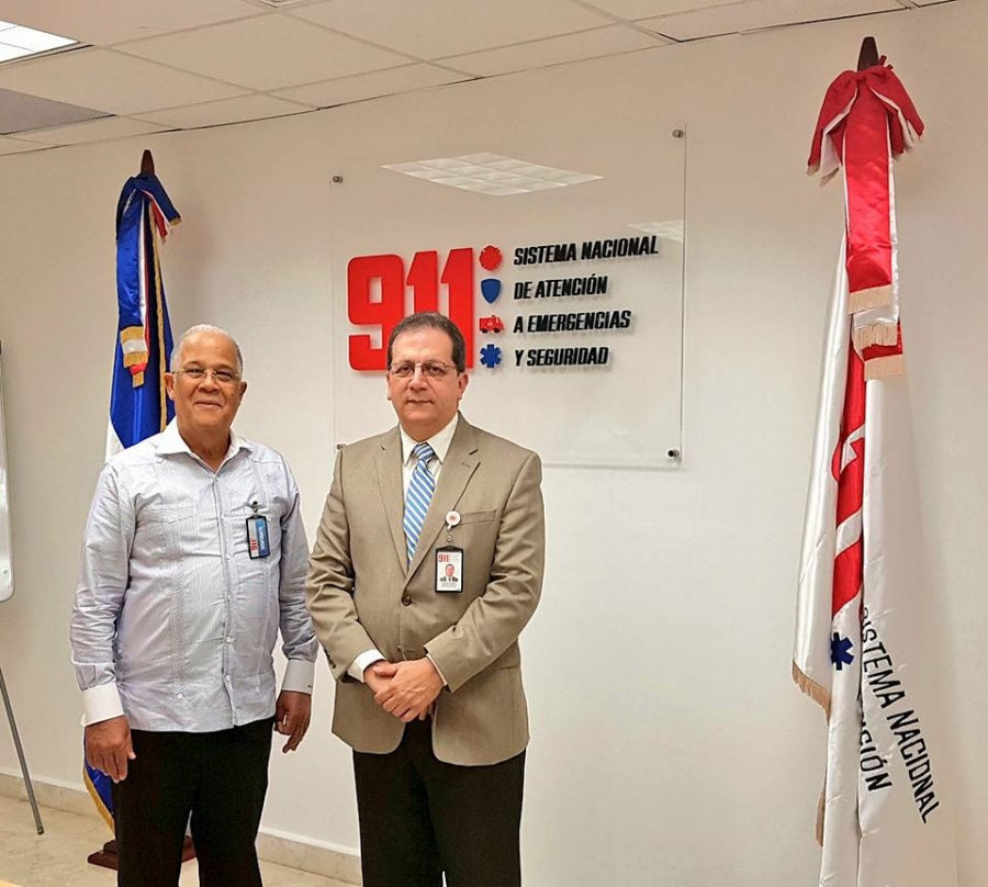 Director General OMSA, Ing. Manuel Rivas realiza visita al Dr. Dalvert Polanco en su despacho